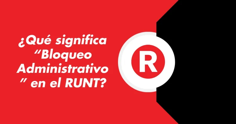 ¿Qué significa “Bloqueo Administrativo” en el RUNT?
