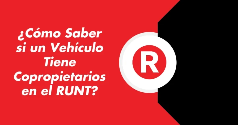 ¿Cómo Saber si un Vehículo Tiene Copropietarios en el RUNT